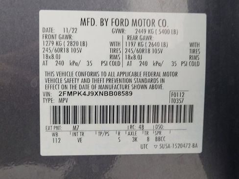 Used 2022 Ford Edge SEL w/ Convenience Package AWD/4WD image 33
