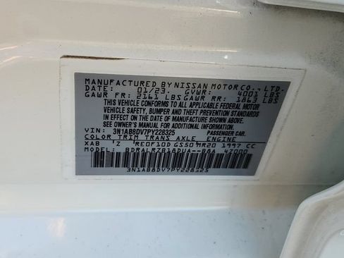 Certified 2023 Nissan Sentra SR w/ Trunk Package FWD image 25