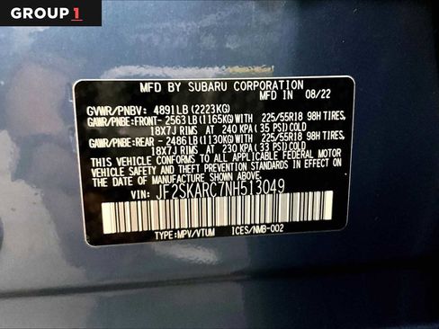 Certified 2022 Subaru Forester Touring image 36