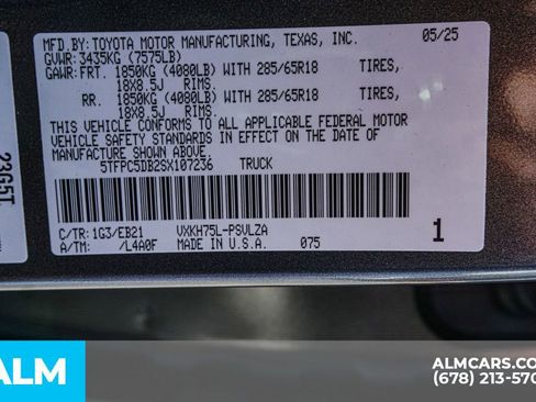 Used 2025 Toyota Tundra TRD Pro AWD/4WD image 61