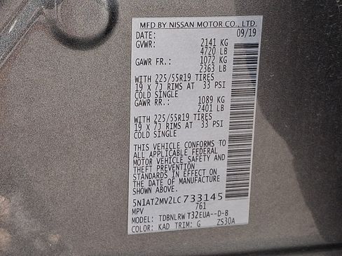 Certified 2020 Nissan Rogue SL AWD/4WD image 27