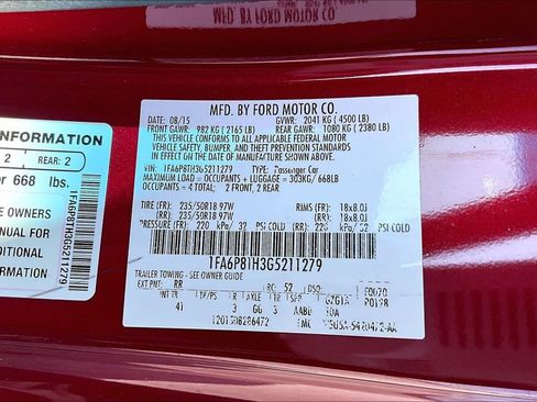 Used 2016 Ford Mustang Premium w/ Equipment Group 201A RWD image 43