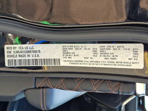 Certified 2021 Jeep Grand Cherokee L Summit w/ Advanced Protech Group IV image 39