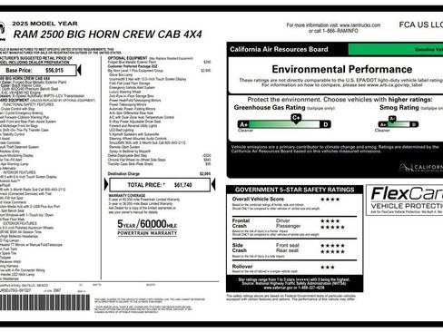 Used 2025 RAM 2500 Big Horn AWD/4WD image 2