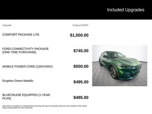 Certified 2025 Ford Mustang Mach-E Select w/ Comfort Package Lite AWD/4WD image 6