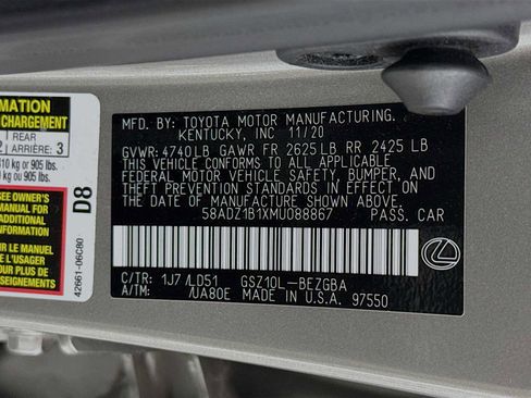 Used 2021 Lexus ES 350 w/ Premium Package FWD image 32
