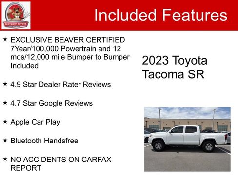 Used 2023 Toyota Tacoma SR AWD/4WD image 5