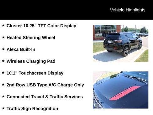 Used 2025 Jeep Compass Trailhawk w/ Trailhawk Elite Group AWD/4WD image 12
