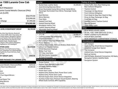 Used 2023 RAM 1500 Laramie AWD/4WD image 57