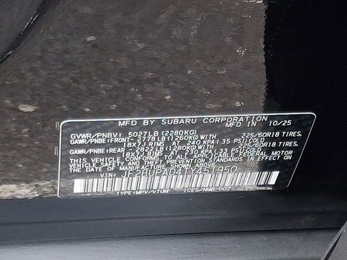 Certified 2026 Subaru Outback Premium AWD/4WD image 25