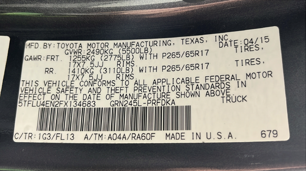 Used 2015 Toyota Tacoma 4x4 Double Cab w/ TRD Sport Package image 35