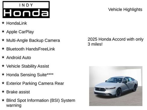 New 2025 Honda Accord SE image 7