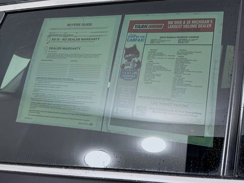 Used 2024 Subaru Outback Limited image 13