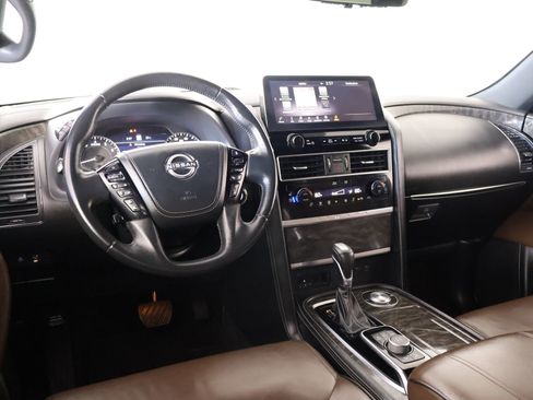 Used 2021 Nissan Armada Platinum w/ Captain's Chairs Package image 2
