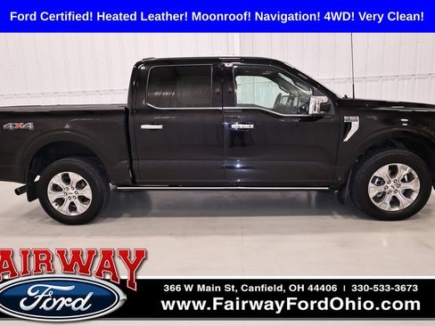 Certified 2022 Ford F150 Platinum w/ Equipment Group 701A High AWD/4WD image 1