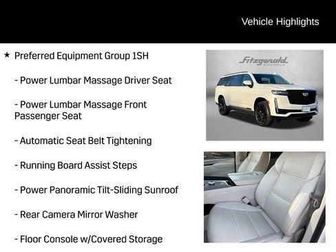 Certified 2024 Cadillac Escalade ESV Sport Platinum w/ LPO, ONYX Package AWD/4WD image 9