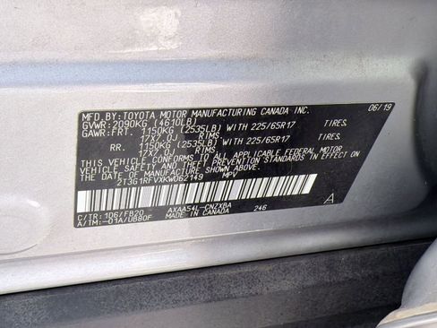 Used 2019 Toyota RAV4 LE w/ All Weather Liner Package AWD/4WD image 19