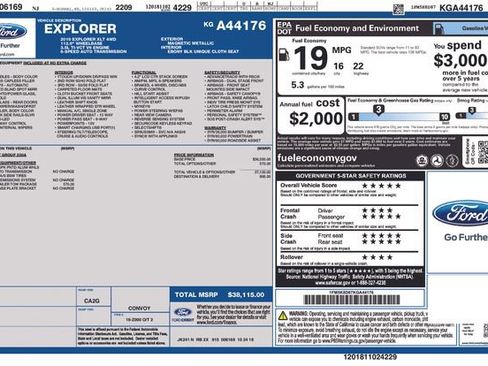 Used 2019 Ford Explorer XLT w/ Class III Trailer Tow Package image 3