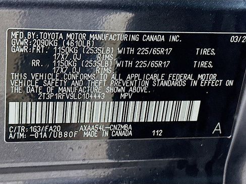 Used 2020 Toyota RAV4 XLE w/ Convenience Package image 30