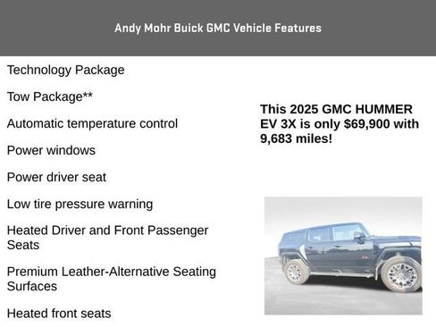 Used 2025 GMC Hummer EV 3X w/ LPO, Sport Package image 12