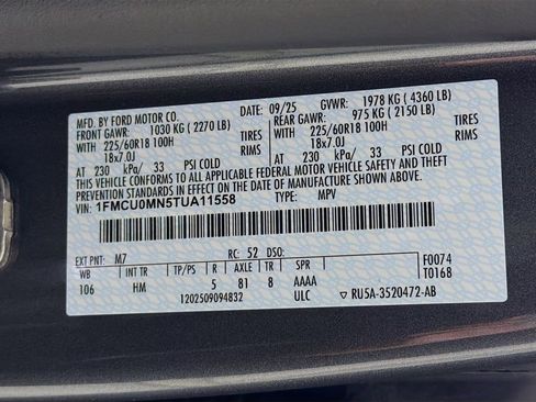 New 2026 Ford Escape ST-Line w/ Tech Pack #1 image 30