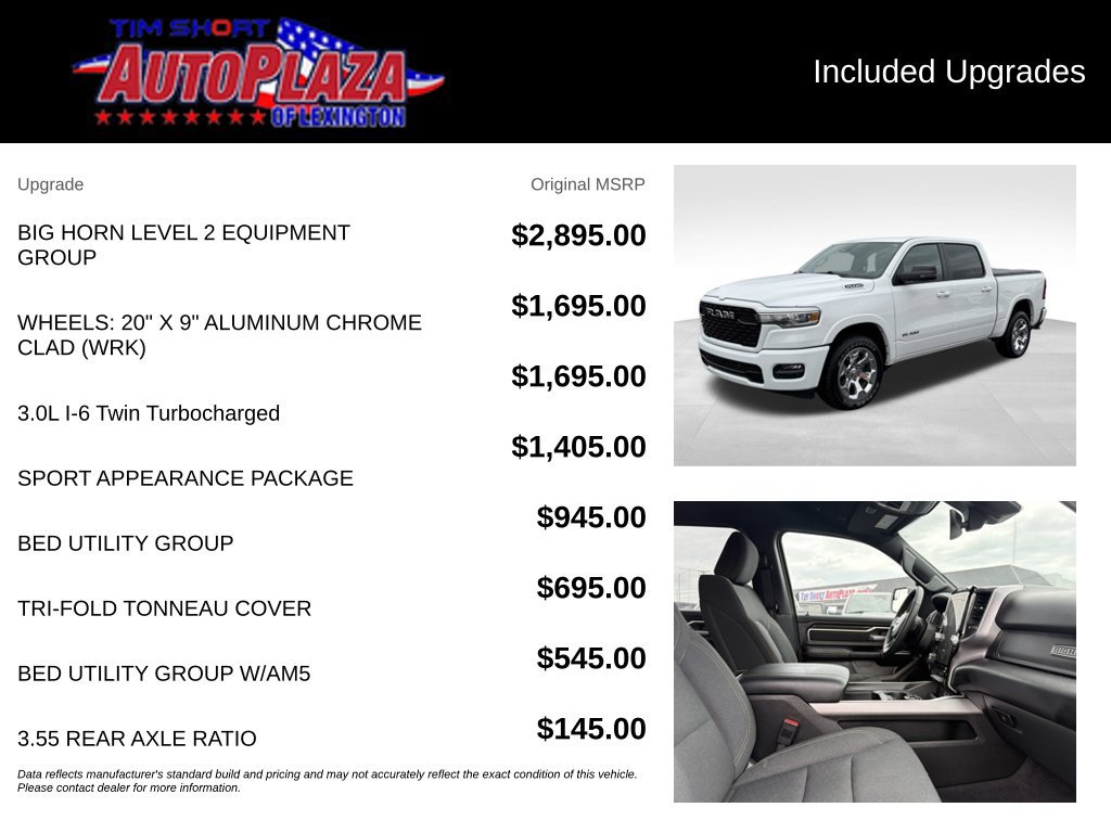 Used 2026 RAM 1500 Big Horn AWD/4WD image 22