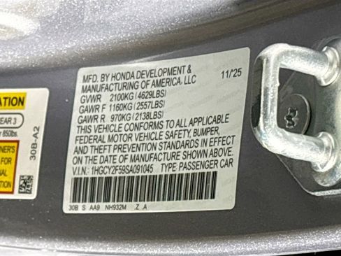 New 2025 Honda Accord Sport image 26