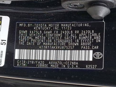 Certified 2024 Toyota Camry LE w/ Convenience Package FWD image 27