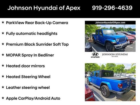 Used 2021 Jeep Gladiator Overland w/ Cold Weather Group AWD/4WD image 8
