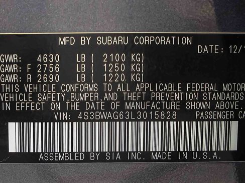 Used 2020 Subaru Legacy Sport AWD/4WD image 27