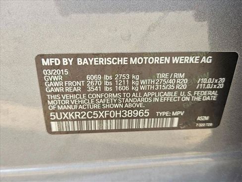 Used 2015 BMW X5 sDrive35i RWD image 26