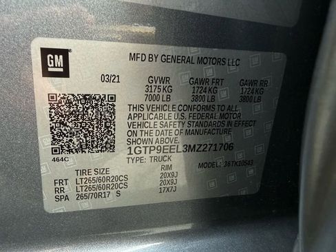 Used 2021 GMC Sierra 1500 AT4 w/ AT4 Value Package image 32