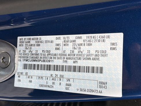 Used 2023 Ford Escape ST-Line w/ Tech Pack #1 FWD image 31