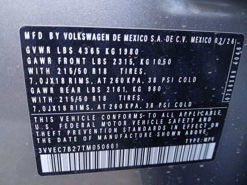 New 2026 Volkswagen Taos SE image 29