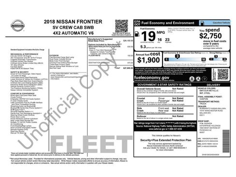 Used 2018 Nissan Frontier SV RWD image 3