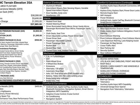 New 2026 GMC Terrain Elevation w/ Elevation Premium Package FWD image 5