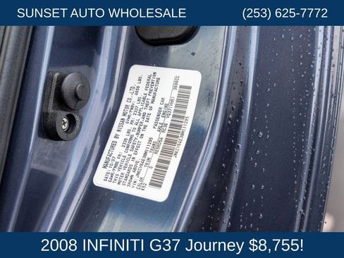 Used 2008 INFINITI G37 Journey RWD image 40