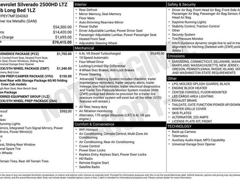 Used 2021 Chevrolet Silverado 2500 LTZ w/ LTZ Convenience Package image 13