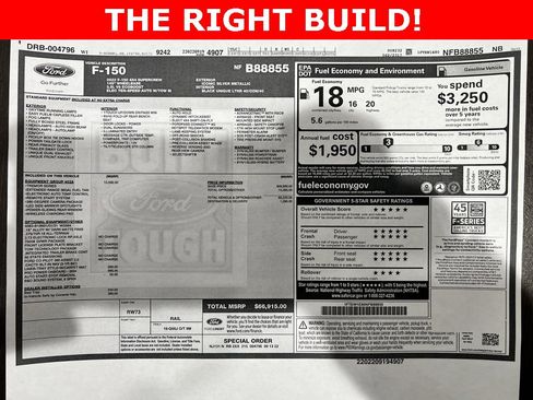 Used 2022 Ford F150 Tremor w/ Equipment Group 402A High image 2