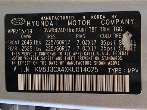 Used 2019 Hyundai Tucson Value AWD/4WD image 33