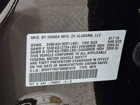 Used 2019 Honda Passport Sport image 27