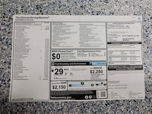 Used 2026 BMW X3 xDrive30 w/ Premium Package image 16