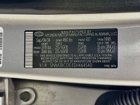 Certified 2025 Hyundai Tucson SEL AWD/4WD image 36