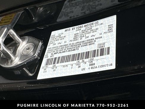 New 2026 Lincoln Nautilus Black Label w/ Jet Appearance Package AWD/4WD image 40