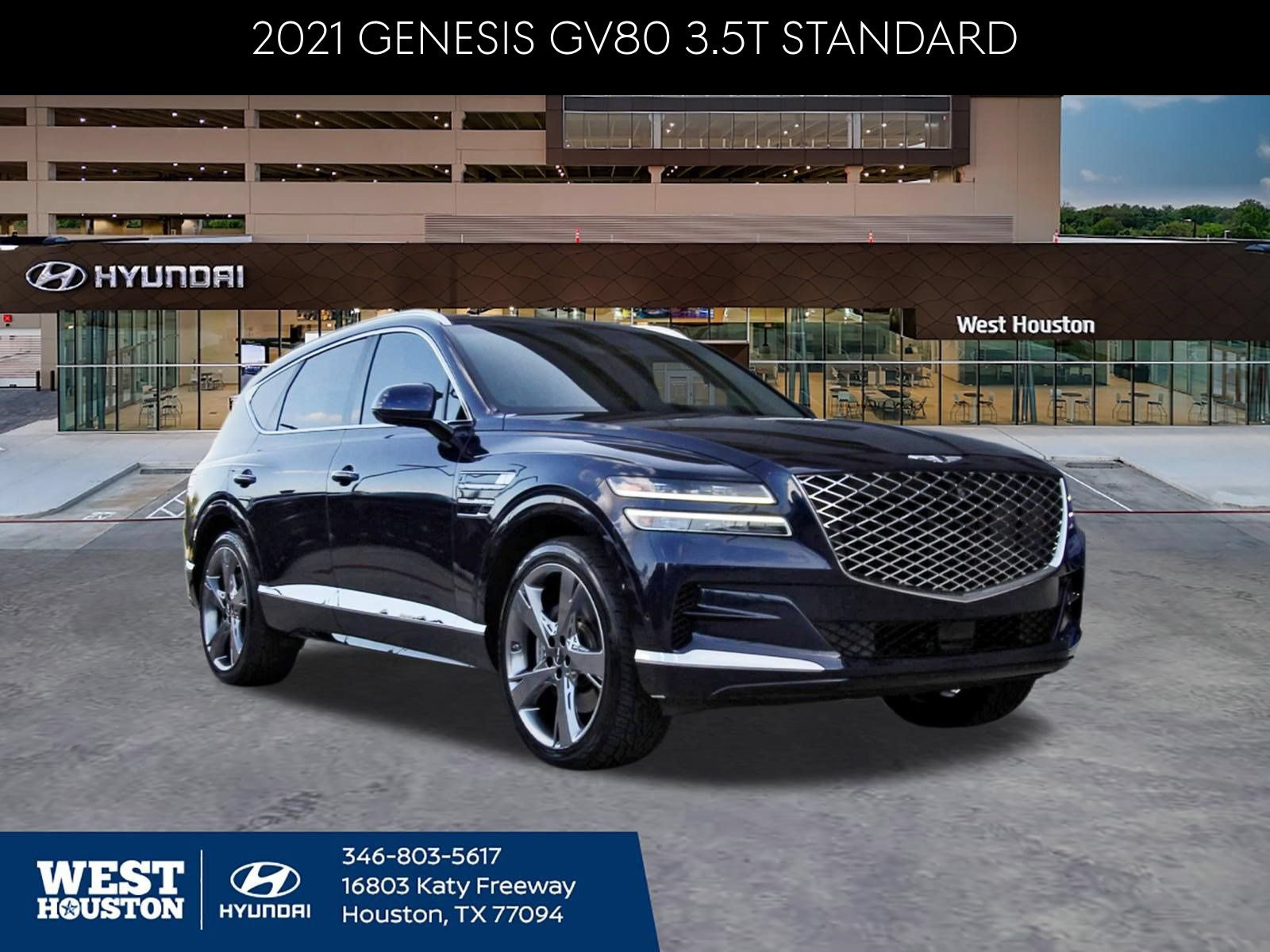 Used 2021 Genesis GV80 3.5T w/ Prestige Package 07 AWD/4WD image 1