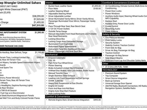 Used 2018 Jeep Wrangler Unlimited Sahara image 33