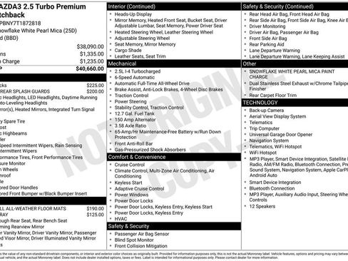 New 2026 MAZDA MAZDA3 Hatchback w/Premium Plus Pkg AWD/4WD image 2