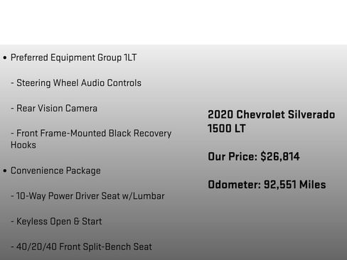 Used 2020 Chevrolet Silverado 1500 LT w/ All-Star Edition image 24