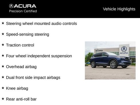 Certified 2022 Acura MDX SH-AWD w/ Technology Package image 9