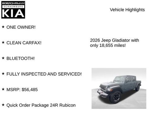 Used 2026 Jeep Gladiator Rubicon AWD/4WD image 8